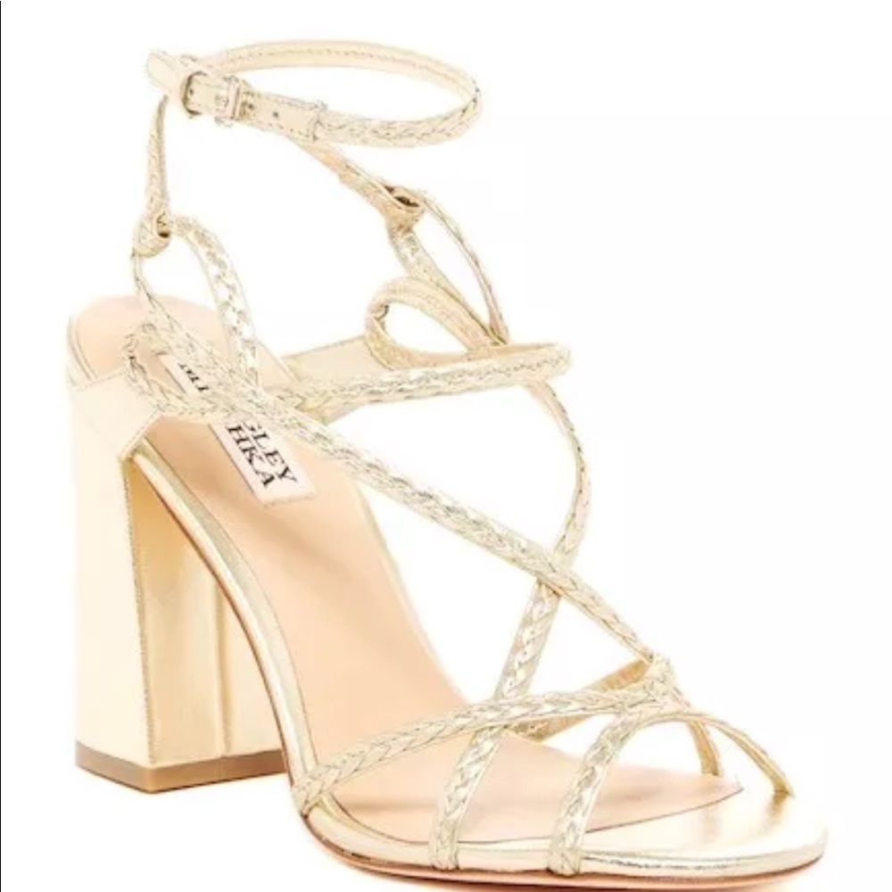Badgley Mischka Cydney Platinum Dress Sandals